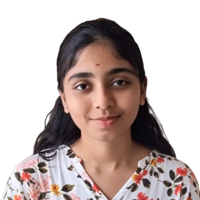 Nehashree T A, State 5th Rank, II PUC Commerce, 596 out of 600